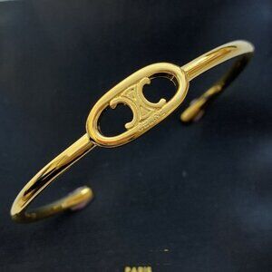 Celine Triomphe Cuff Bangle
